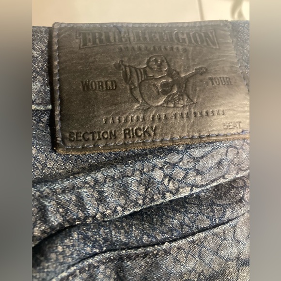 Rare Ricky (Indigo) Rattlesnake True Religion size 31x34 - Picture 3 of 9